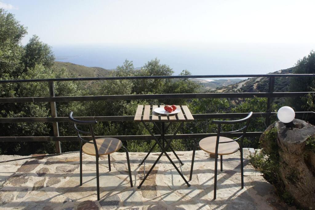 Alegria Stone House Villa Amigdhalokefali Bagian luar foto