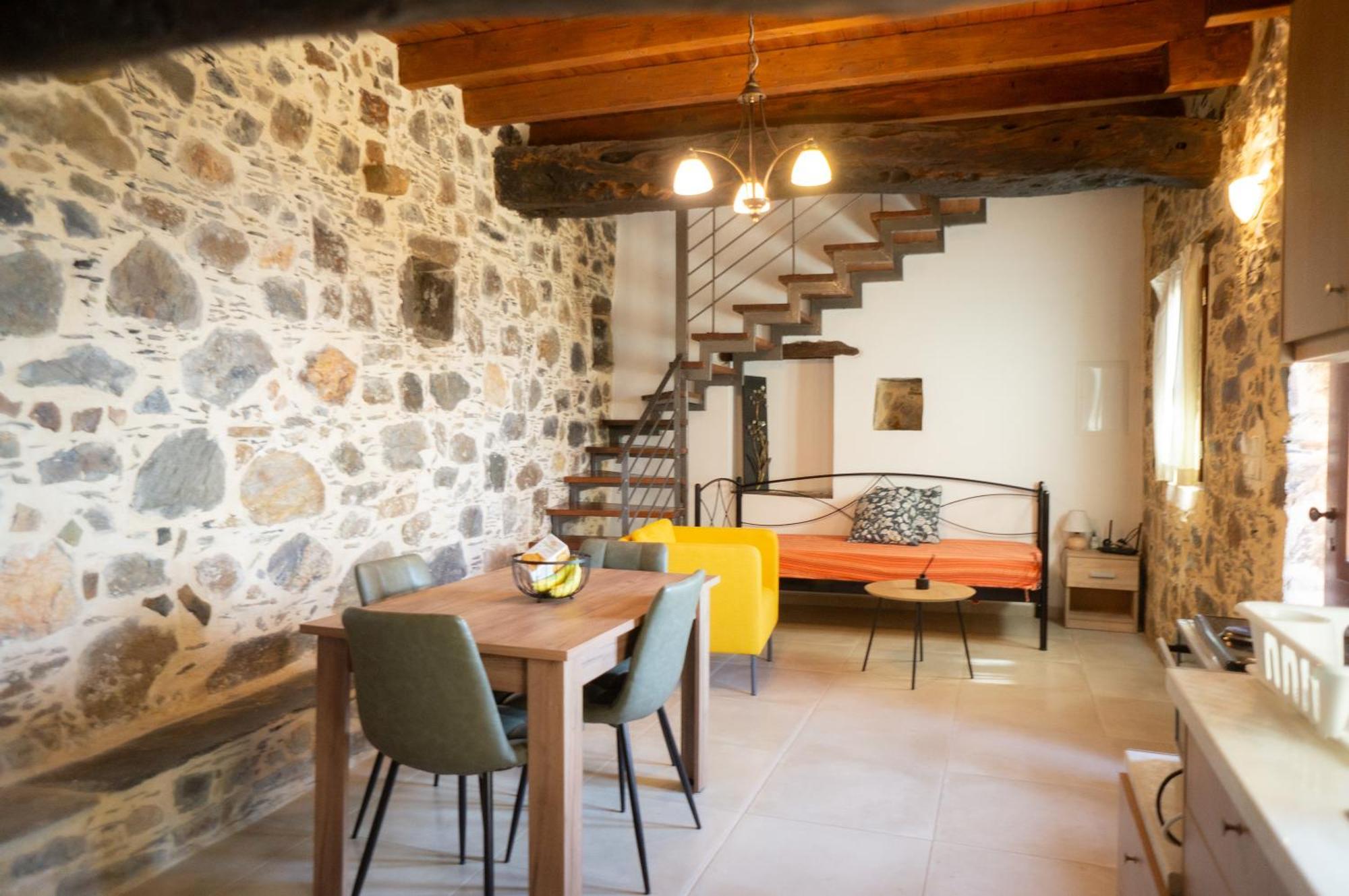 Alegria Stone House Villa Amigdhalokefali Bagian luar foto